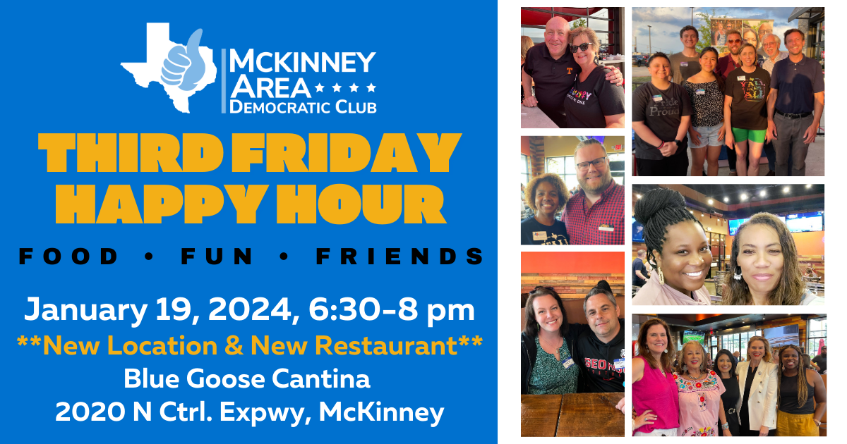 January 2024 Happy Hour McKinney Area Democrats   January 2024 Happy Hour (1200 × 630 Px) 20240107044517555342 